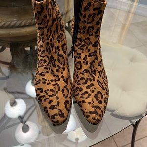 Leopard booties
